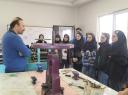 بازدید دانشجویان نو ورود از کارگاه‌های بخش هنر دانشکده هنر و معماری دانشگاه شیراز